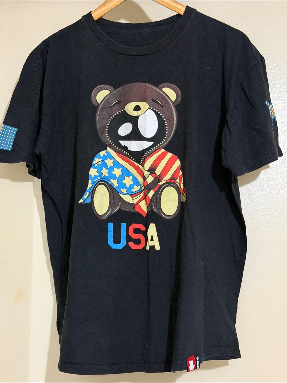 Entry patriotic bear tee